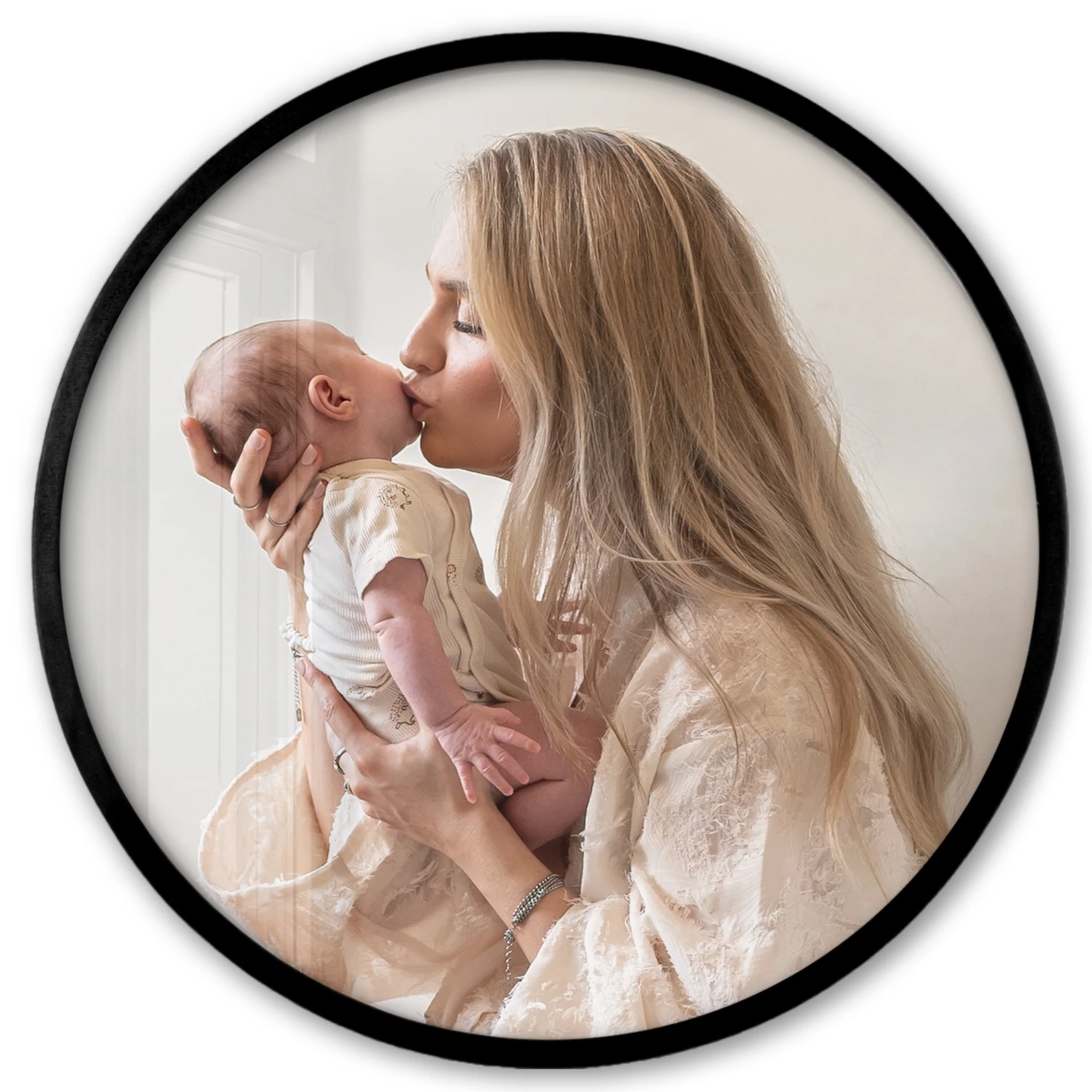 Foto in lijst rond - productbeeld