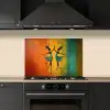 Dansen - Vrouwen - Verfstructuur keuken achterwand spatscherm klein -sfeer1