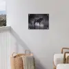 Paard - Magisch - Zwart tuinposter los doek klein -sfeer8