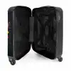 Graffiti vlinder met felle kleuren NBS - Handbagage koffer - Kinderen Unisex middel -binnenkant