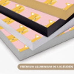 Katten - Patroon - Roze Textielframe zwart klein 947 -USP_kleurenNL
