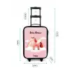 Eenhoorn - Vleugels - Roze - Regenboog Kinderkoffer - Zwart klein -productfoto_formaten