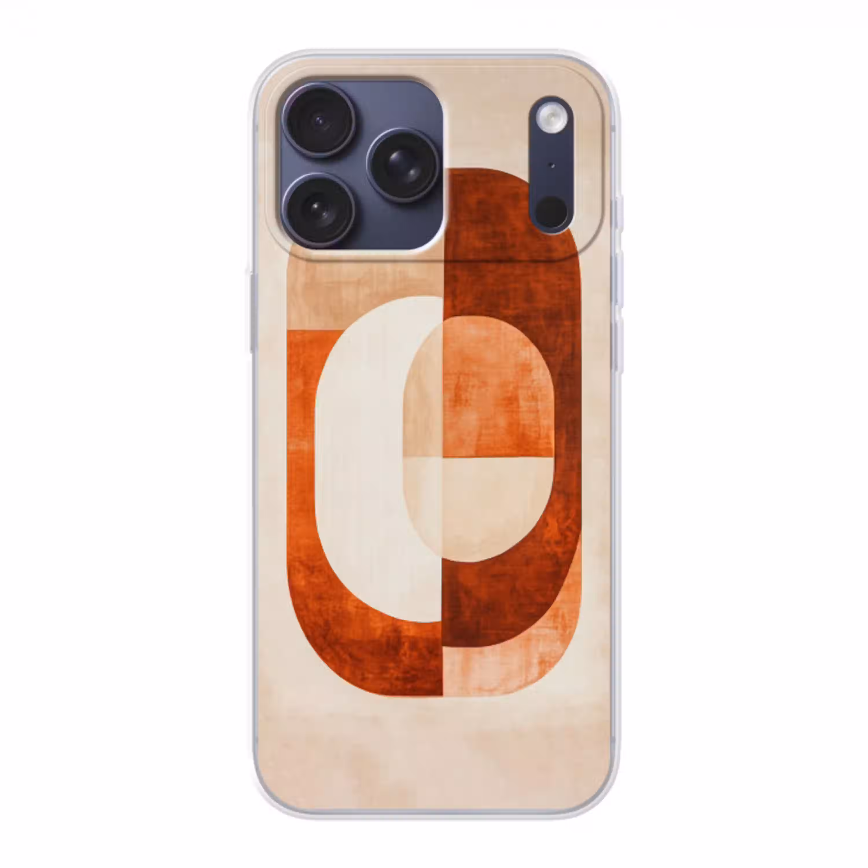 Illustratie - Abstract - Vormen - Rood Telefoonhoesje iPhone 17 Pro Max klein -3d