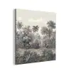 Tropisch - Landschap - Illustratie aluminium wit klein -3d