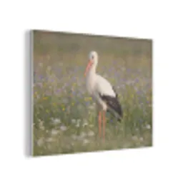 Ooienvaar - Bloemen - Weide - Kleurrijk PET vilt klein -3d