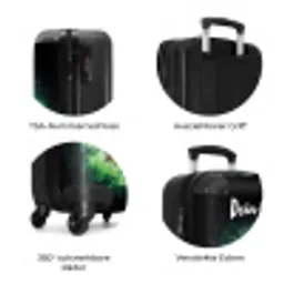 Voetbal on fire NBS - Handbagage koffer - Kinderen Unisex middel zzzzzzzbolletjes_DE