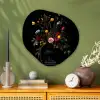 Klassiek - Vaas - Boeket - Bloemen Wandcirkel Organisch Aluminium middel -sfeer2