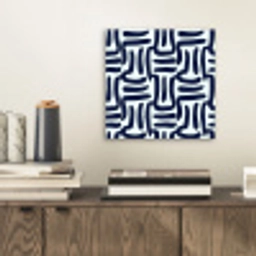 Abstract - Modern - Blauw aluminium wit klein 46 -sfeer1