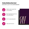 Oh hi - Paars - Cursief Inductie beschermer vinyl 3mm klein -wsfeer2_website