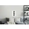 Vintage - Japandi - Decoratie - Black Muursticker klein -slaapkamer