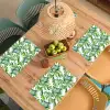 Monstera - Palmblad - Jungle - Tropisch Placemat vinyl groot -zzsfeer5_Kitchenyeah-website