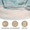 Glas - ijsblokjes - Citroen Akoestische PET Vilt - Rond klein -closeup_NL