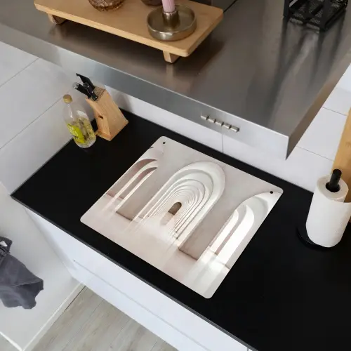 Hal - Bogen - Symmetrisch - Modern Inductie beschemer met haakjes middel -sfeer1