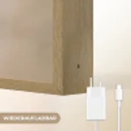 Vogel - Beige - Japandi Light Box met batterij (Wandlamp) middel -USP_websiteoplaadbaarDE