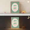 Gestreept - Quote - Ovaal - Roze Light Box met batterij (Wandlamp) middel -sfeer3_kind