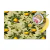 Citroen - Groen - Bloesem Placemat vinyl groot 368 -zzzproduct_Kitchenyeah-website