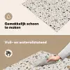 Terrazzo -  Patroon - Staal Inductie beschemer met haakjes klein 777 -ky-schoon-nl