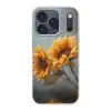 Zonnebloemen - Geel - Wazig Telefoonhoesje iPhone 17 Pro klein -3d