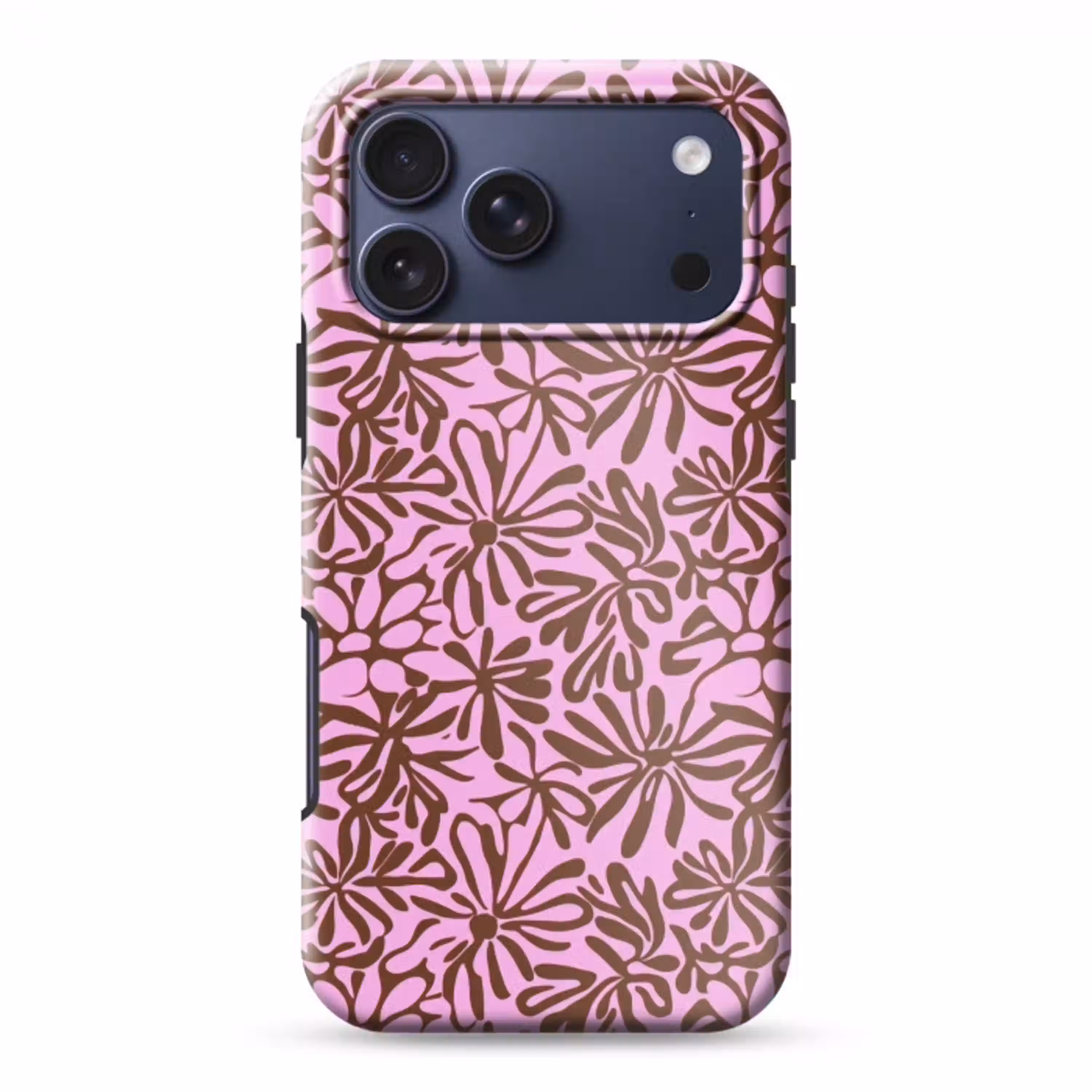 Organisch - Patroon - Roze Toughcase MagSafe Apple iPhone 17 Pro Max klein 1019 -3d