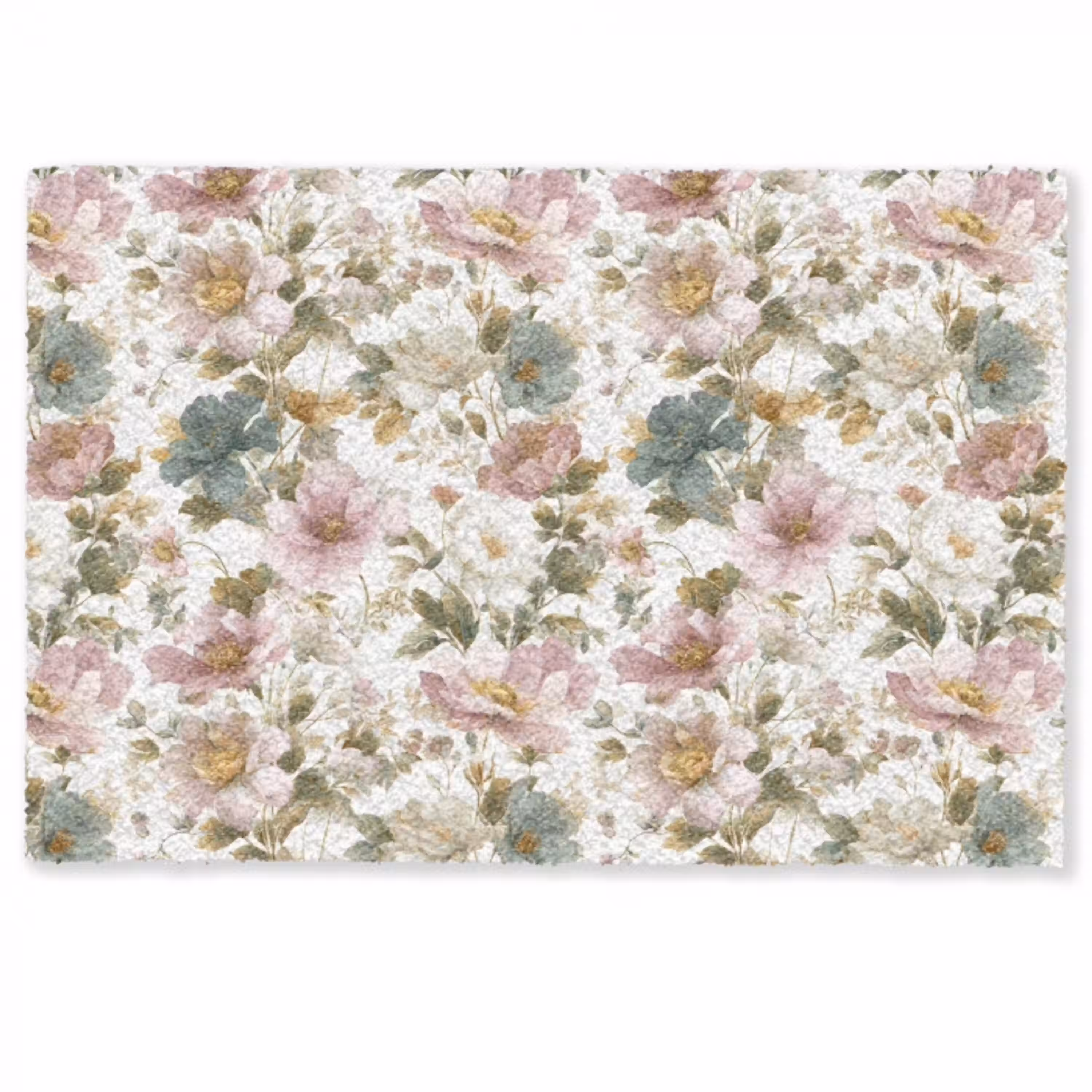 Bloemen - Patroon - Pastel Deurmat klein 898 -zkaufland3d
