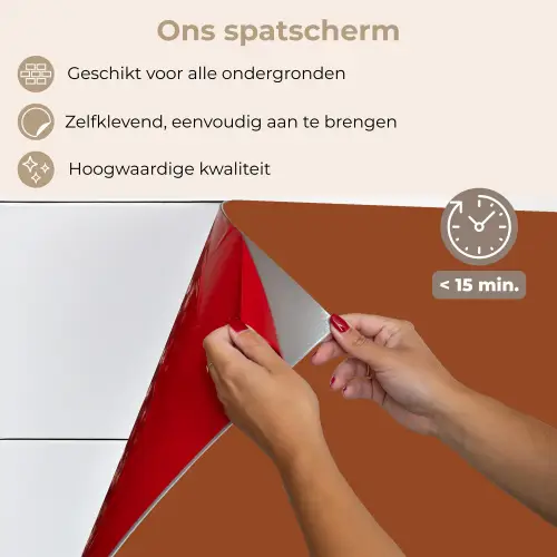 Vurige Verstilling keuken achterwand spatscherm klein -spatscherm_NL