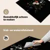 Bloemstuk - Vaas - Zwart Inductie beschemer met haakjes klein -ky-schoon-nl