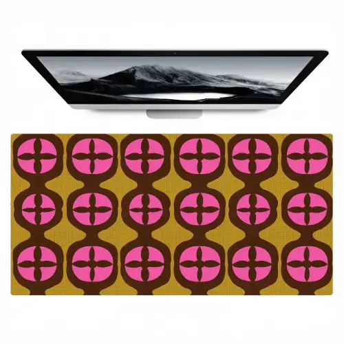 Modern - Patroon - Roze Muismat XXL klein 681 -zzz3d