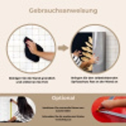 Bladeren - Herfst - Goud - Zwart - Natuur - Luxe keuken achterwand spatscherm klein -gebruiksaanwijzing_DE