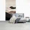 Abstract - Landschap - Golven - Crèmekleur fotobehang vinyl groot -slaapkamer