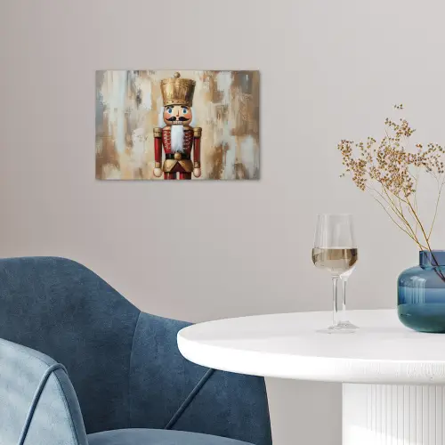 Kerst - Poppetje - Abstract poster papier klein -sfeer3