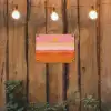 Zon - Abstract - Landschap - Oranje tuinposter los doek klein -sfeer1