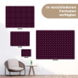 Stippen - Modern - Paars tuinposter los doek klein 239 -Xsfeer9_DE
