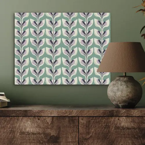 Retro - Modern - Groen PET vilt klein 837 -sfeer2