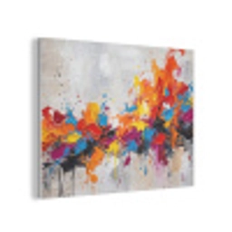 Abstract - Schilderij - Kleurrijk - Dynamisch PET vilt klein -3d