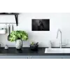 Portret - Paard - Zwart Muursticker klein -keuken