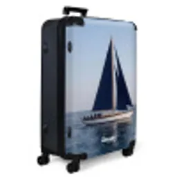 Zeilboot - Zee - Blauw NBS - Large koffer - Volwassenen Unisex groot -product1