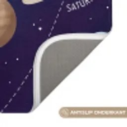 Planetenstelsel - Ruimte - Illustratie Badmat klein -USP_AntislipNL