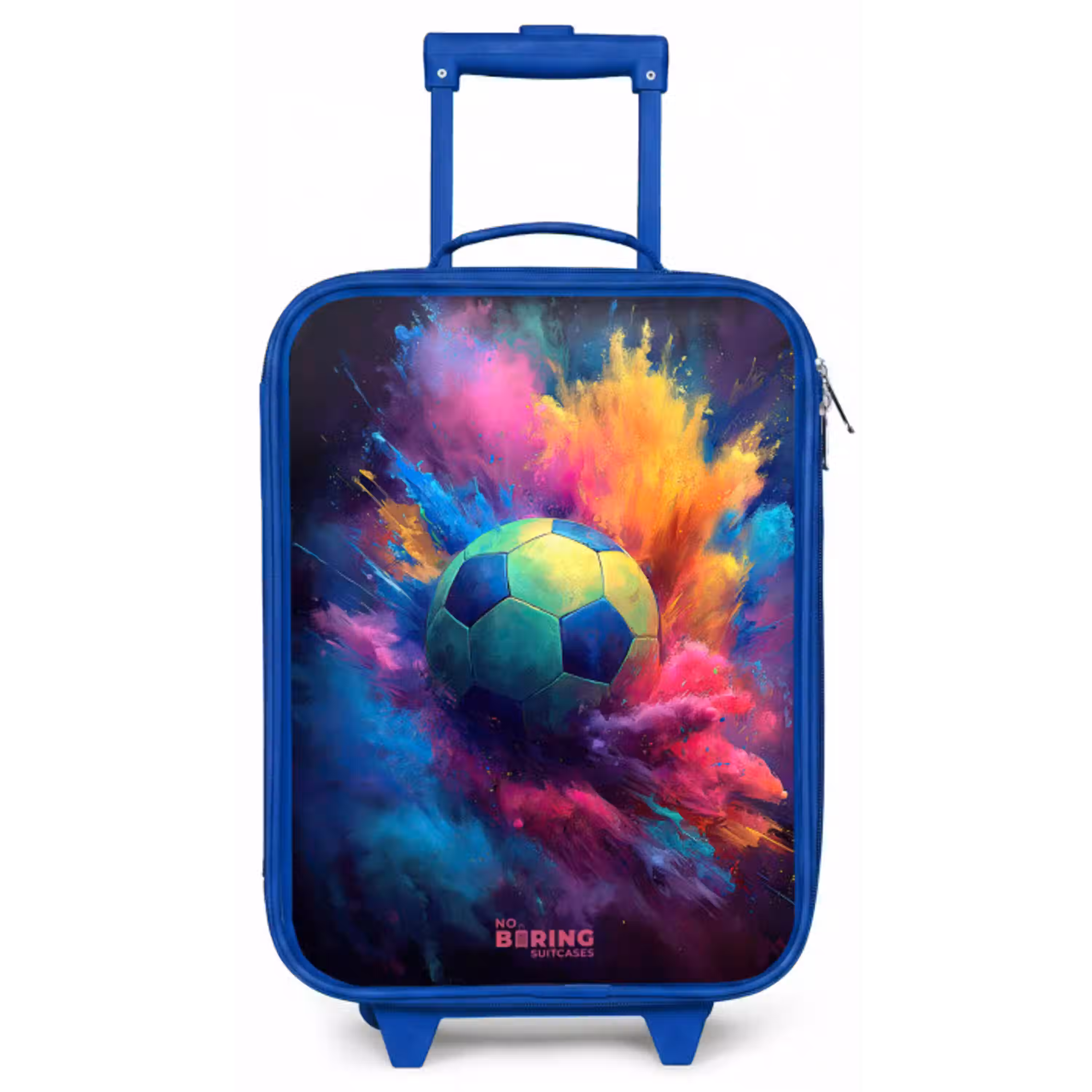 Neon - Bal - Kleurrijk Kinderkoffer - Blauw klein -zz3dotto