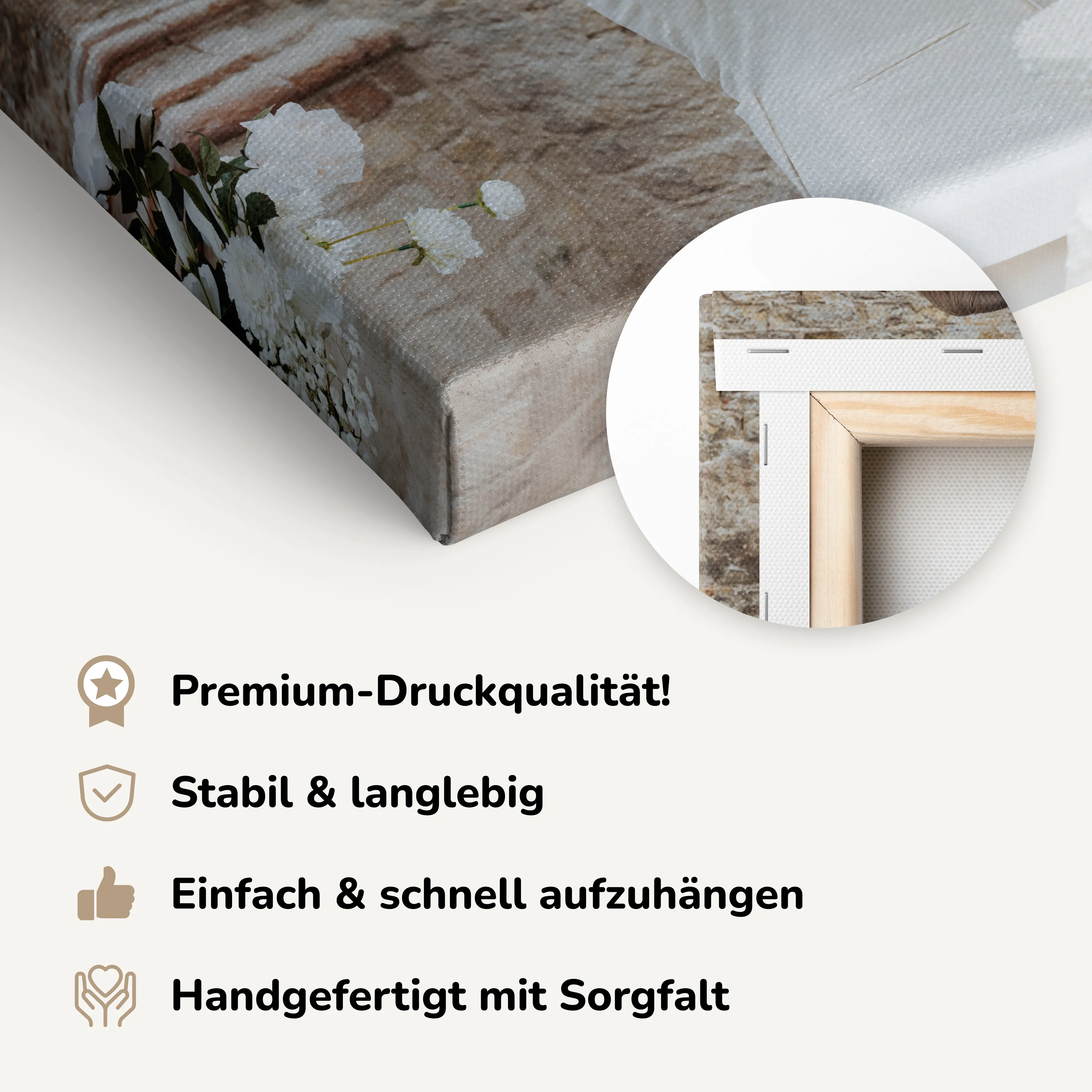 foto auf leinwand material