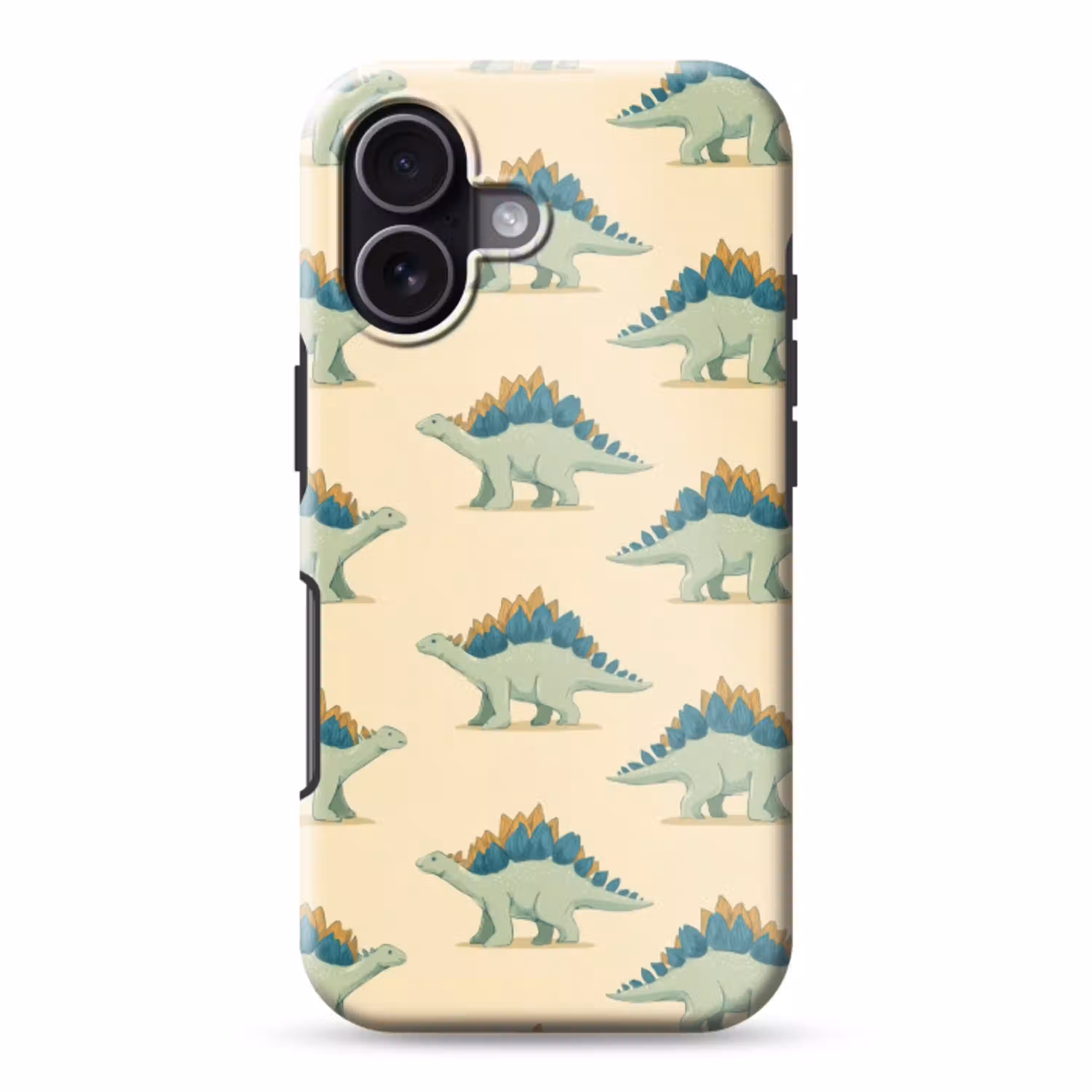 Dino - Patroon - Groen Toughcase MagSafe Apple iPhone 17 klein 1017 -3d