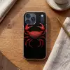 Krab - Rood - Vissen - Schaaldieren Telefoonhoesje iPhone 17 Pro Max klein -sfeer1