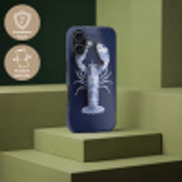 Kreeft - Porselein - Delfts - Blauw Toughcase MagSafe Apple iPhone 17 klein -USP_PrintM_DE