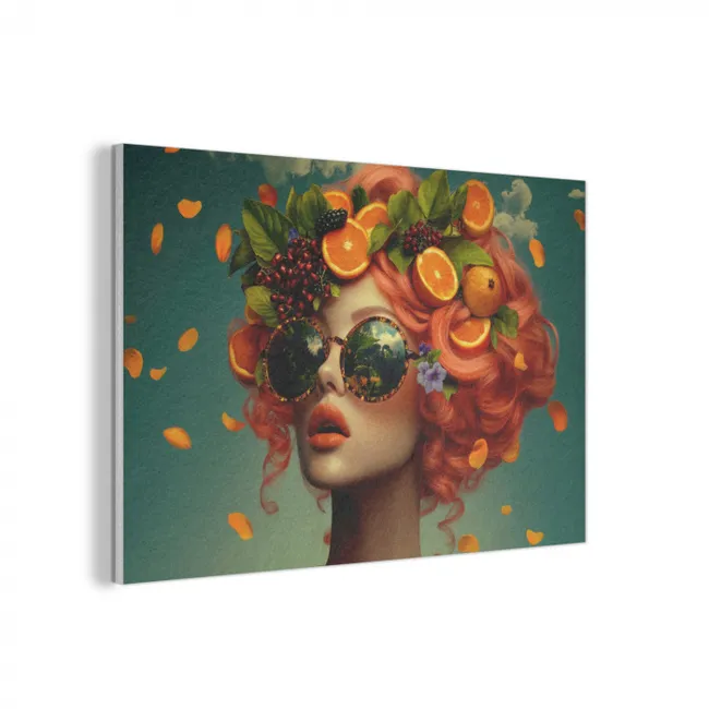 Akustikbild - Weiblich - Orange - Beere - Orange