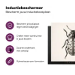 Kever - Insect - Vintage Inductie beschermer vinyl 3mm middel -zzzzzzz-cc-usp