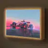 Formule 1 - Race  - Auto - Jongens Light Box met batterij (Wandlamp kind) middel -z3d_website