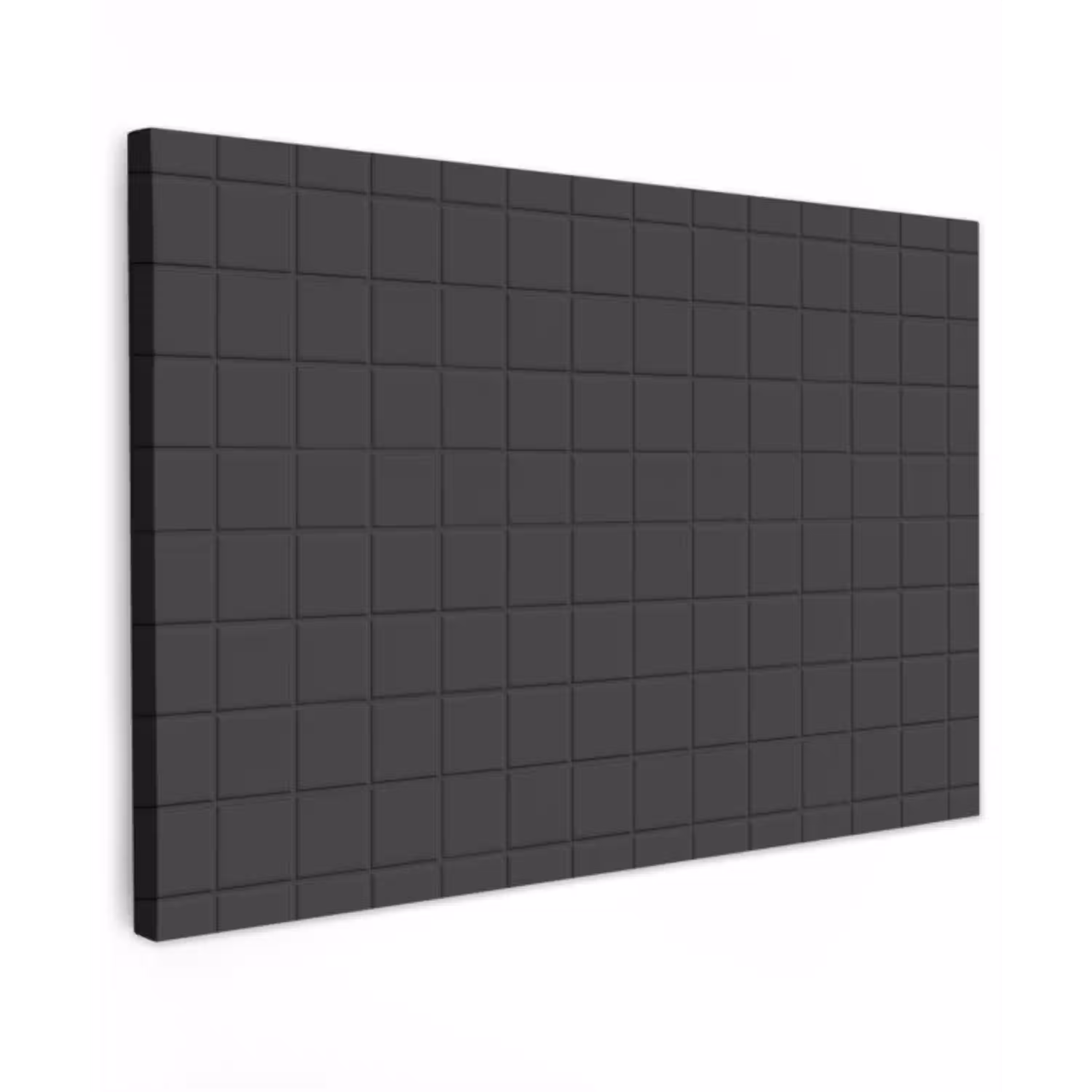 Patroon - Tegel - Antraciet canvas 2cm klein 34 -z3d