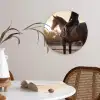 Harmonie - Ruiter - Zon Wandcirkel kunststof plaat 5mm dik klein -sfeer4