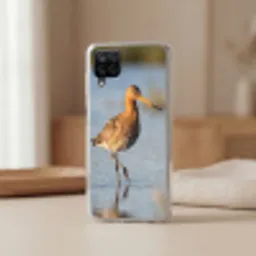 Vogel - Steltloper - Water - Natuur Telefoonhoesje Samsung Galaxy A12 klein -sfeer2