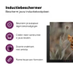 Zonnehoed - Droogbloemen - Geel - Warm Inductie beschermer vinyl 3mm middel -zzzzzzz-cc-usp