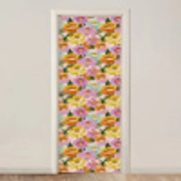 Lelies - Aquarel - Pastel deurposter klein 289 -3d_beige